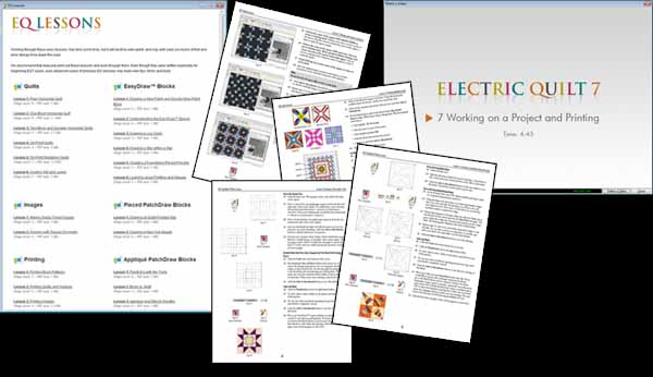Learn EQ7 by going through the 22 available software lessons