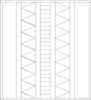 vertical strip quilt layout