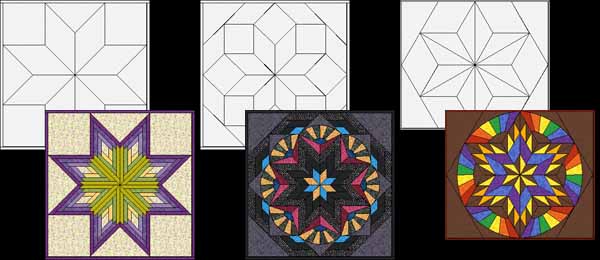 pre-designed layouts in the library