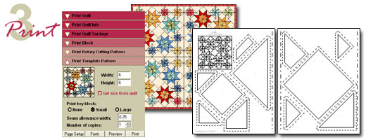 Print the patterns