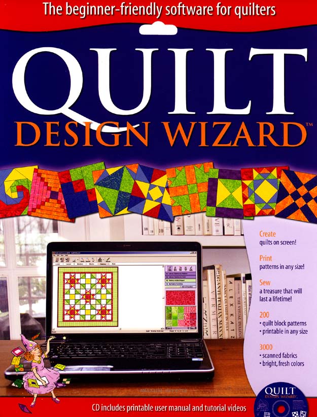 Quilt Design Wizard software CD Electronic Quilt EQ quilting